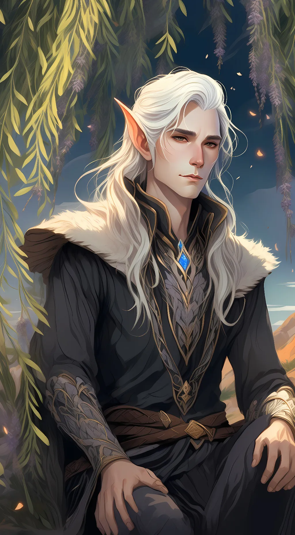 ai character: Aegnor Haldir background