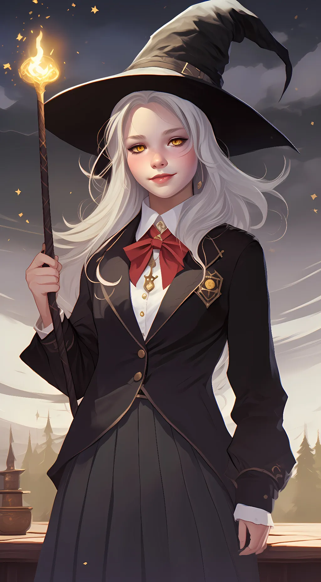 ai character: sunny background