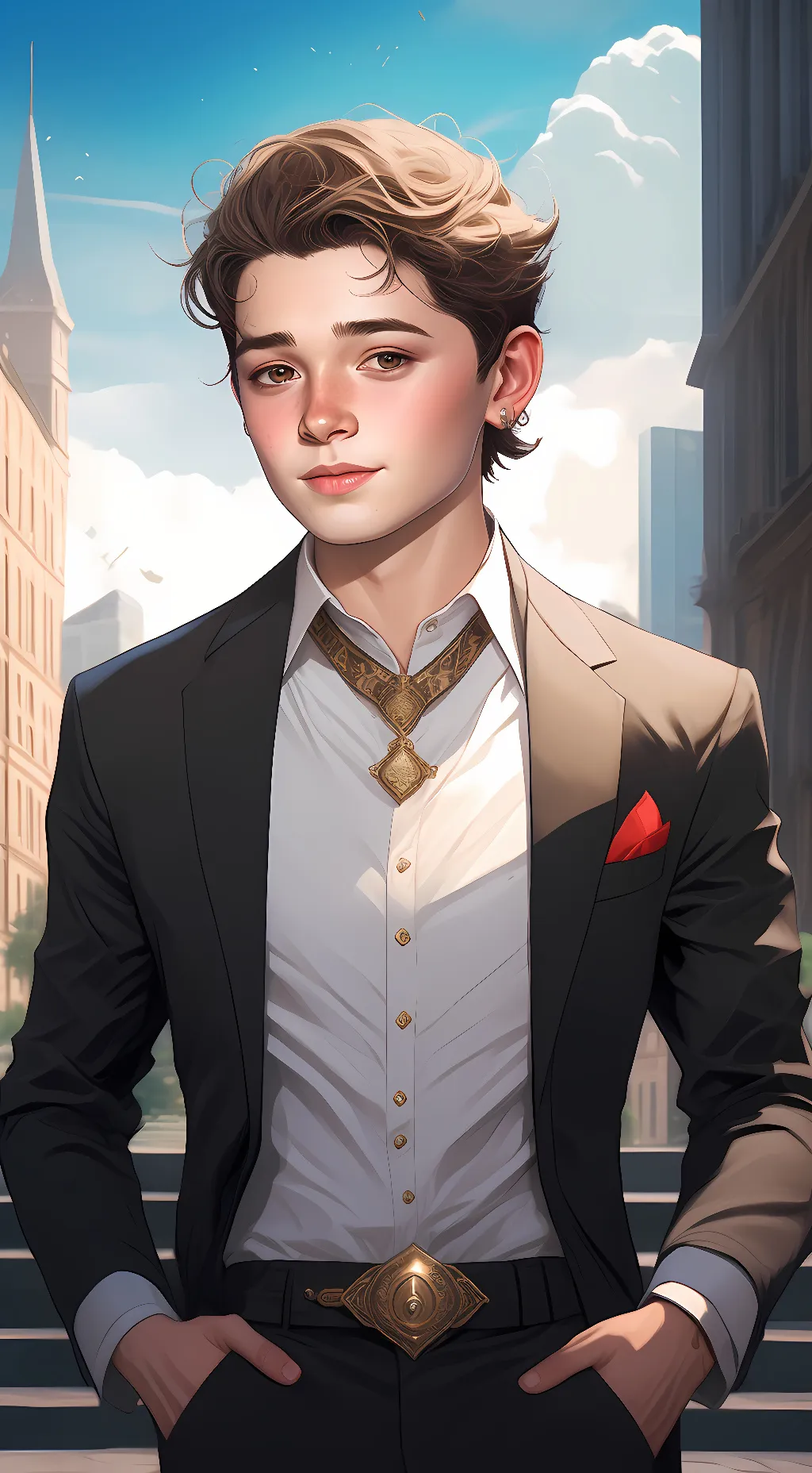 ai character: noah background