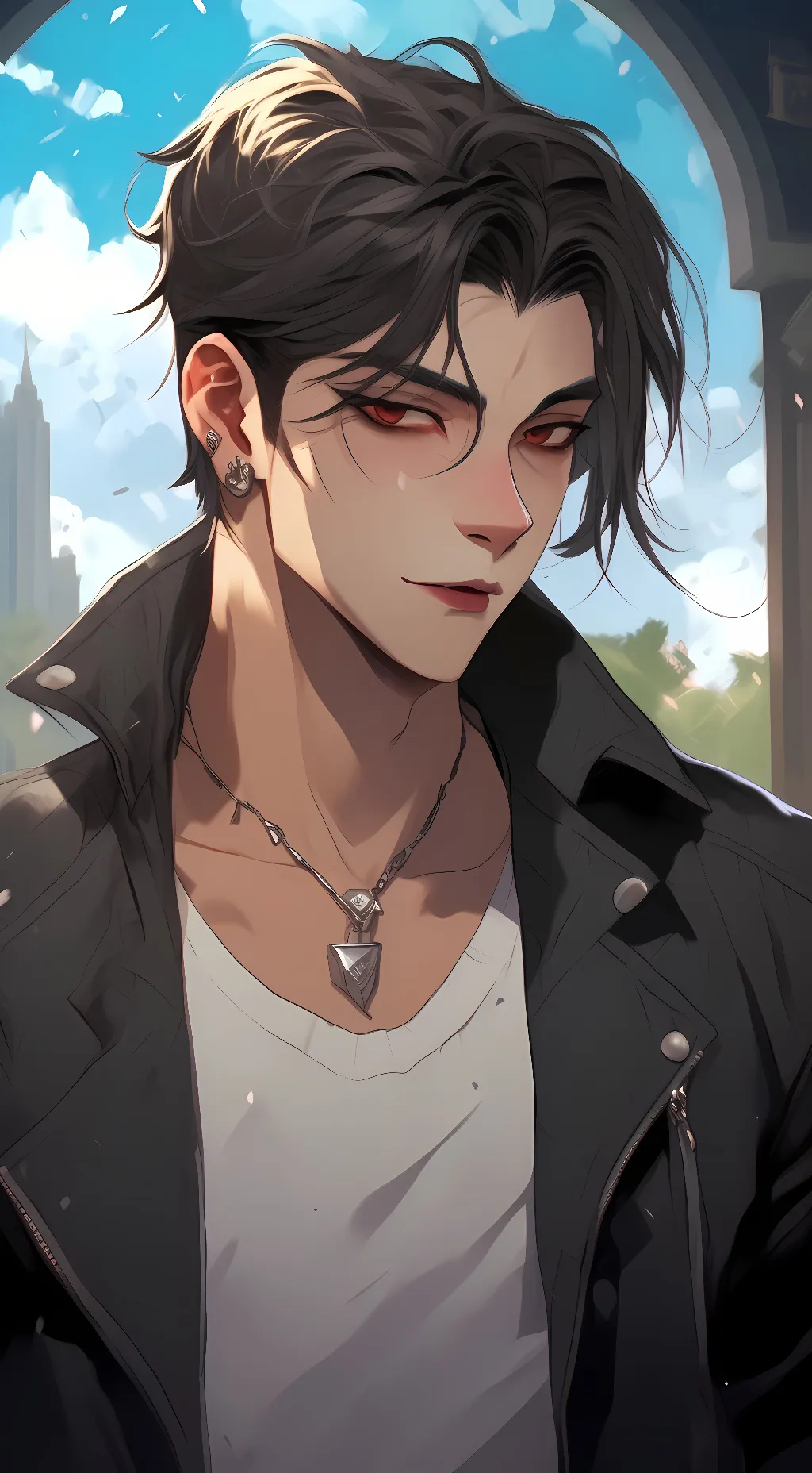 ai character: Zen background