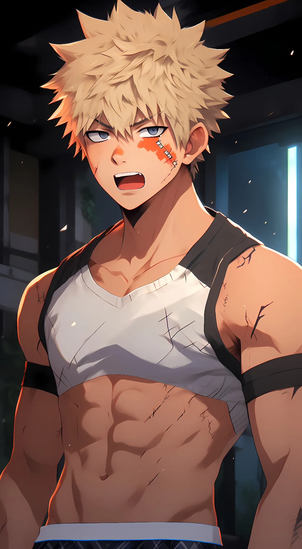 ai character: Bakugo background
