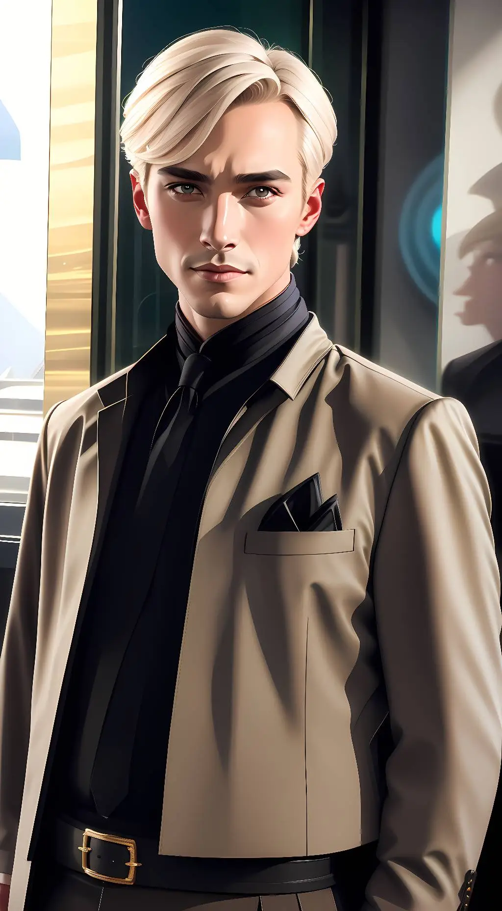 ai character: Draco Malfoy  background