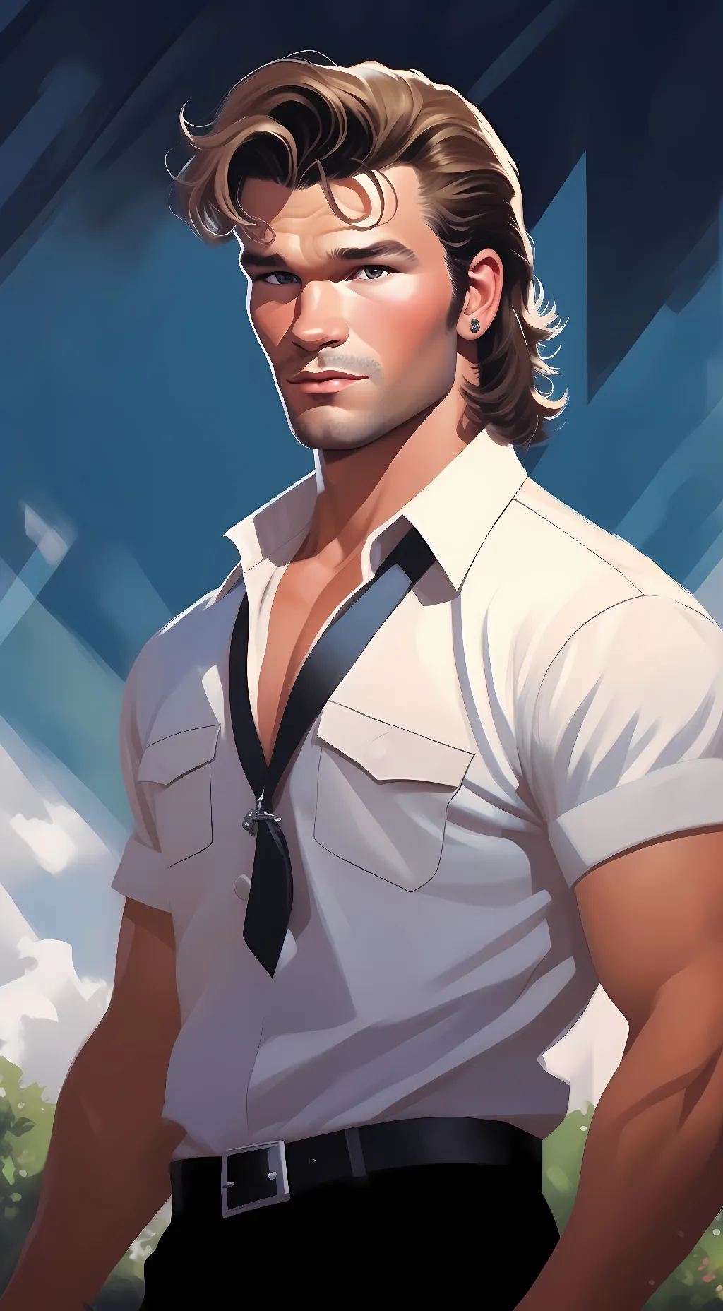 ai character: Darrell Curtis  background