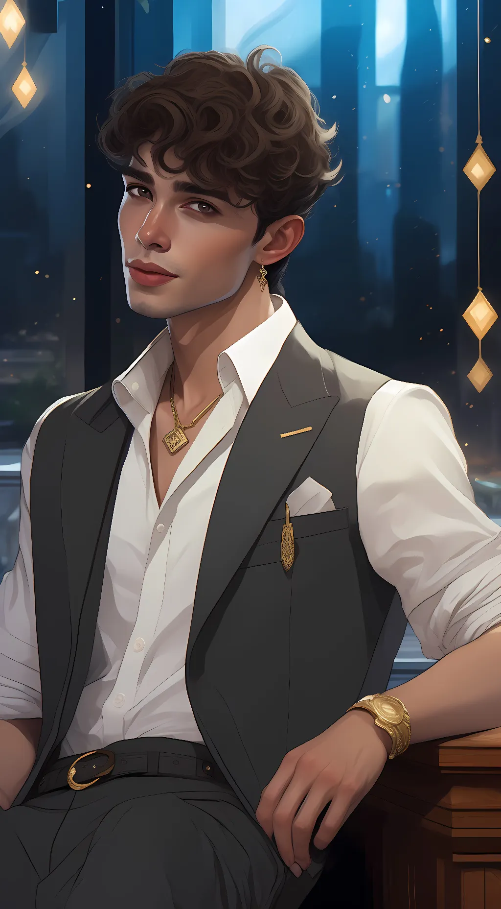 ai character: Logan  background