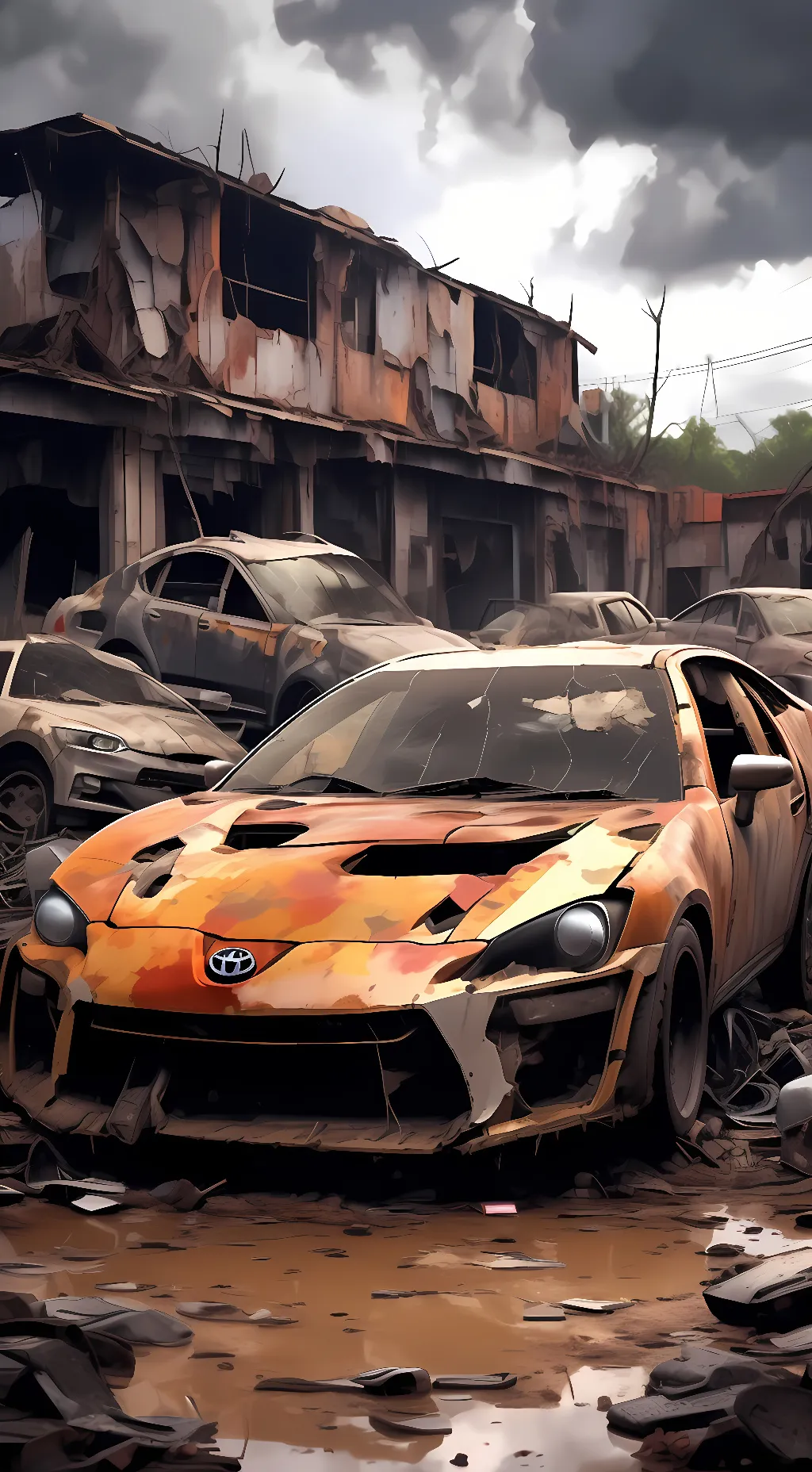 ai character: Broken Toyota GT background