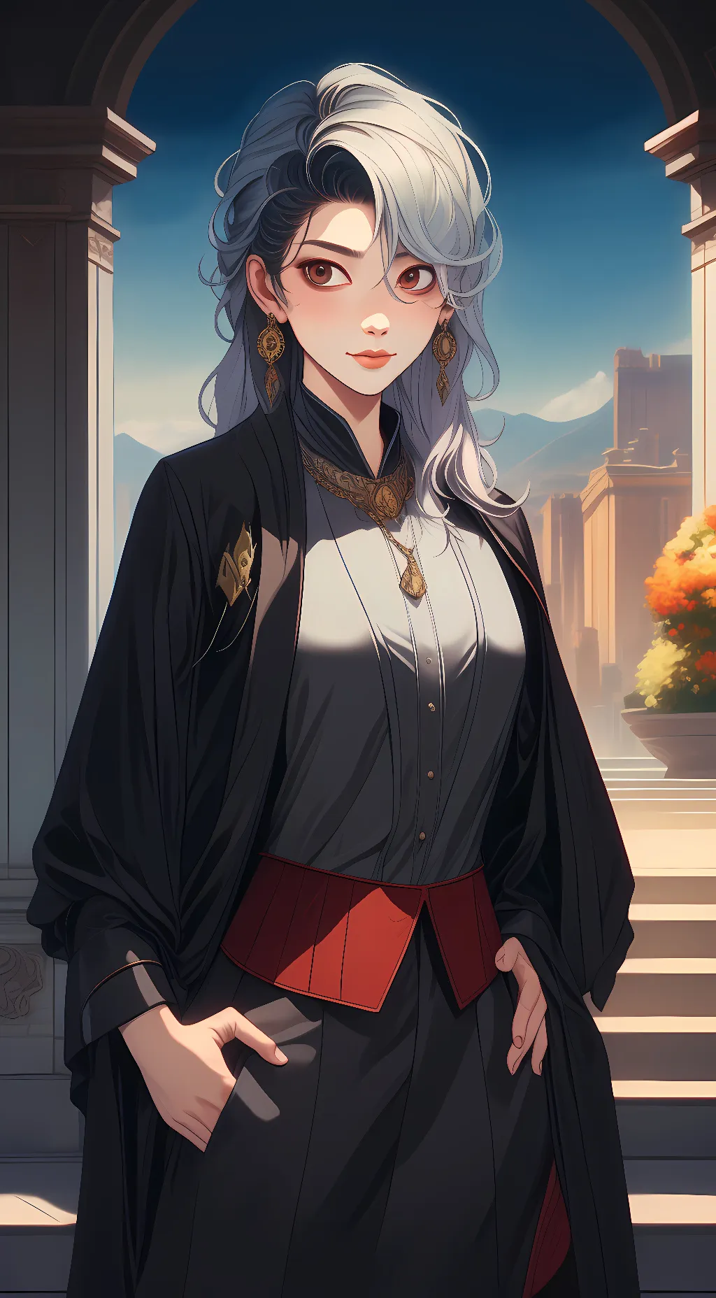 ai character: Paris background