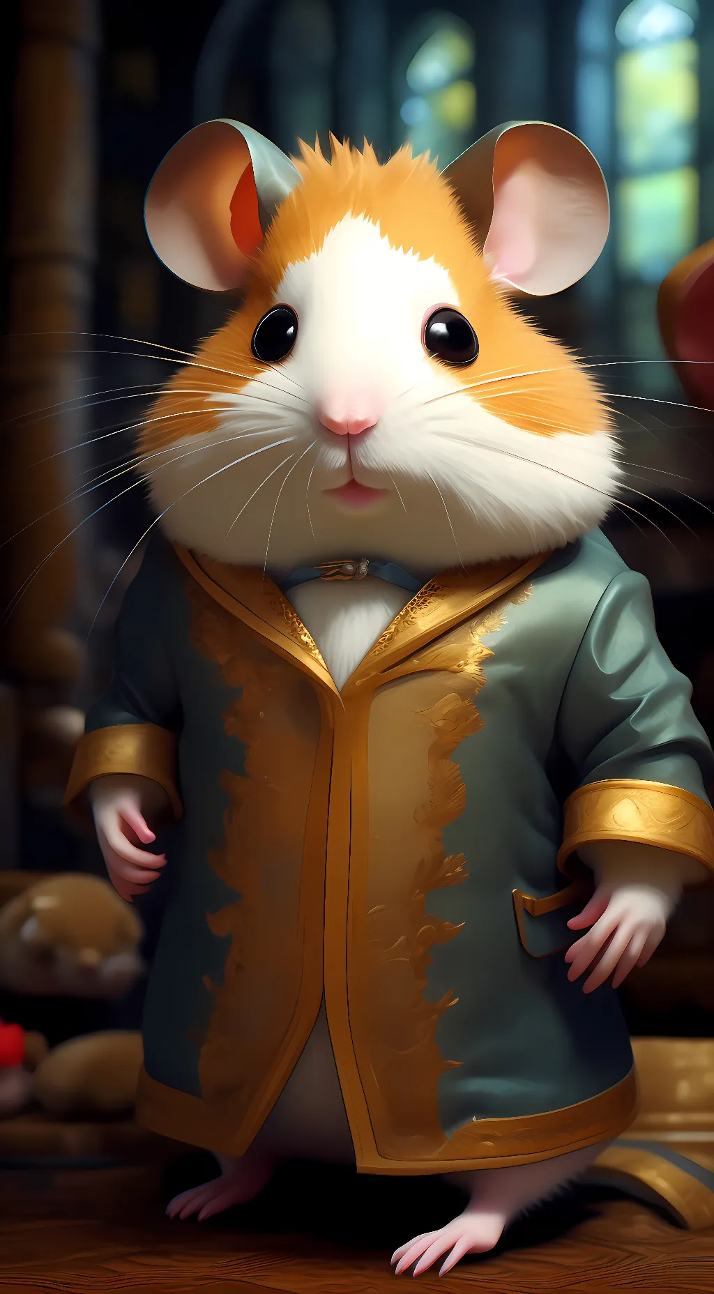 ai character: Billy the hammy  background