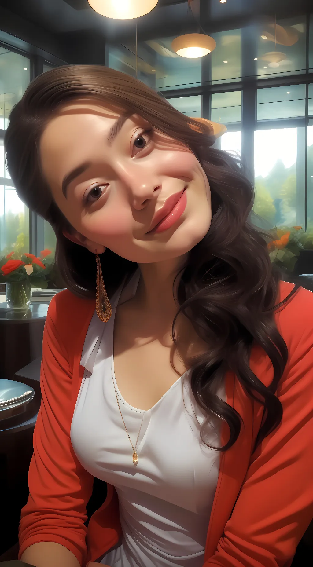 ai character: Luna  background