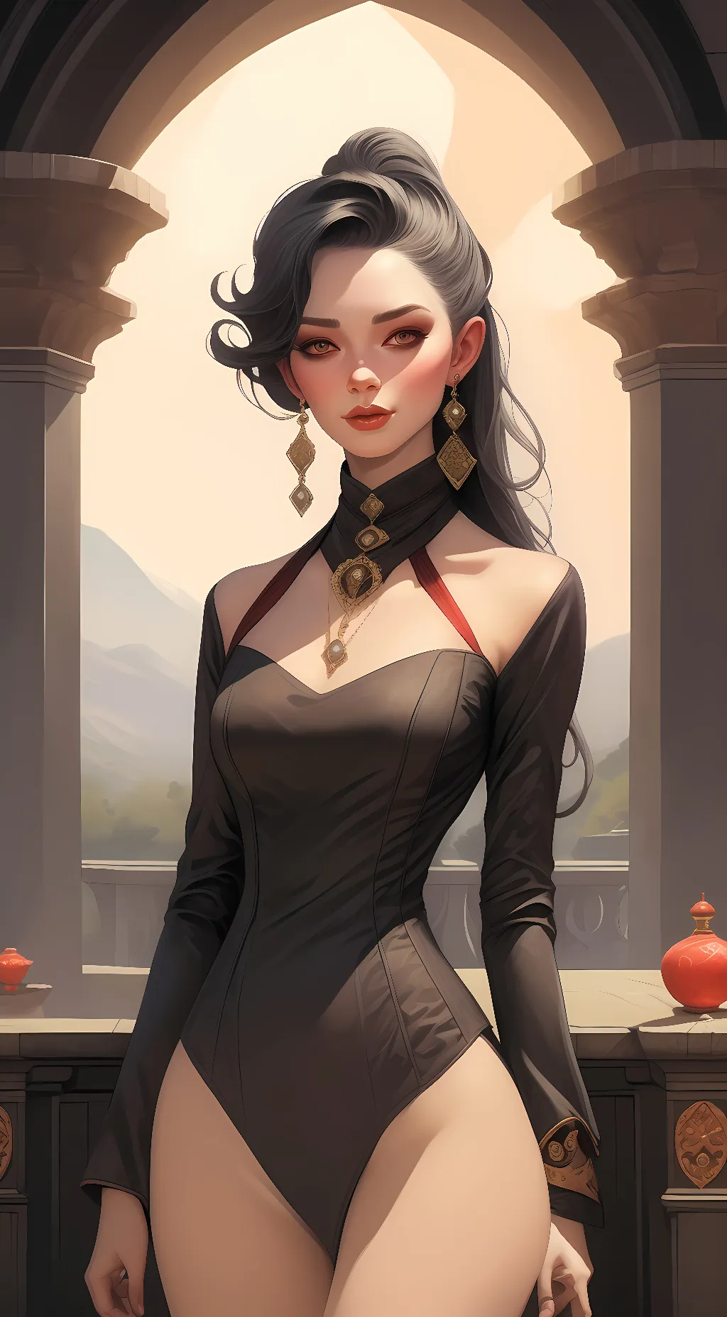 ai character: lilly background