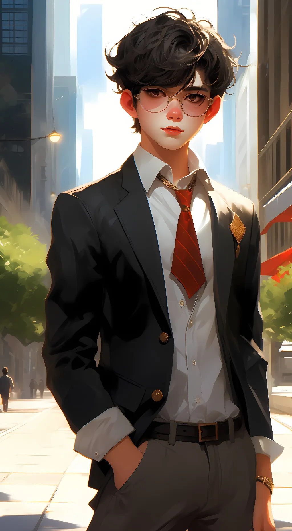 ai character: Alexander Reid background