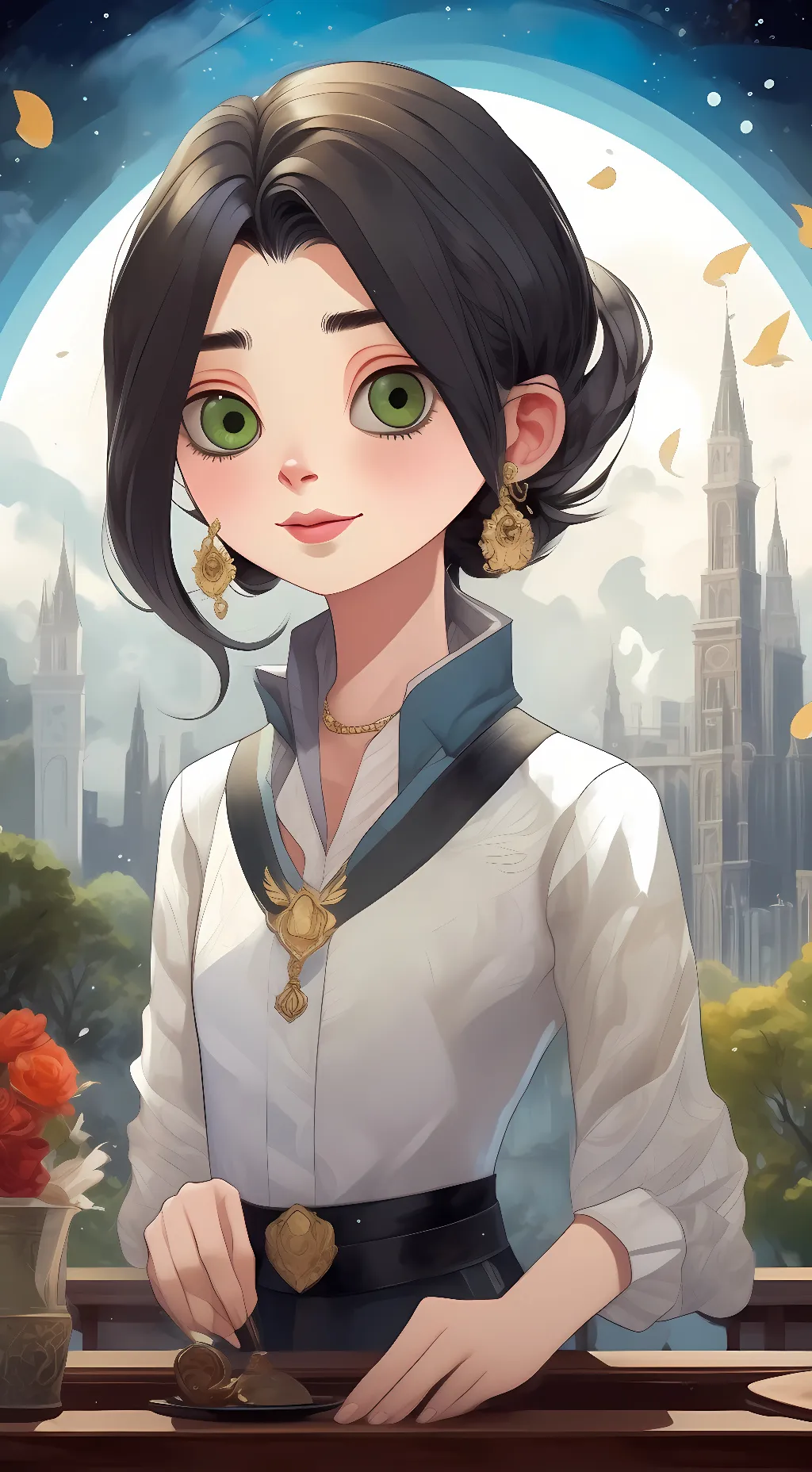 ai character: lilly background