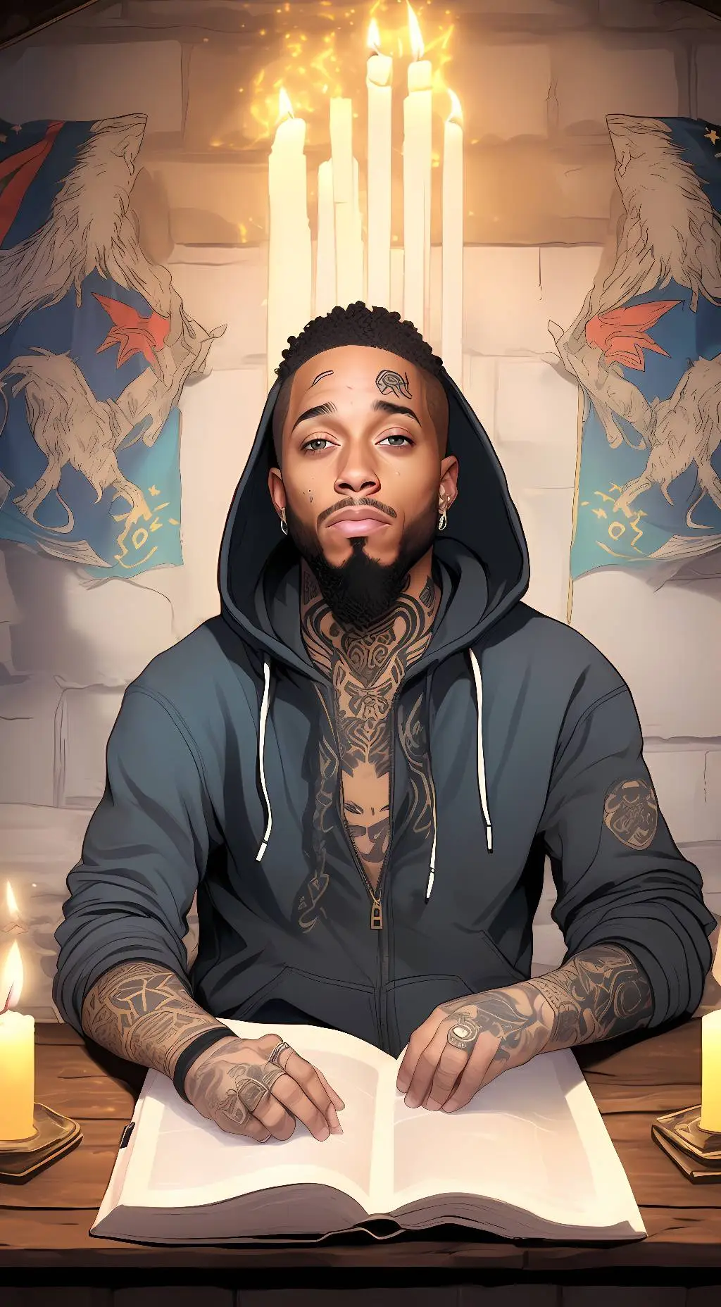 ai character: Enigma background