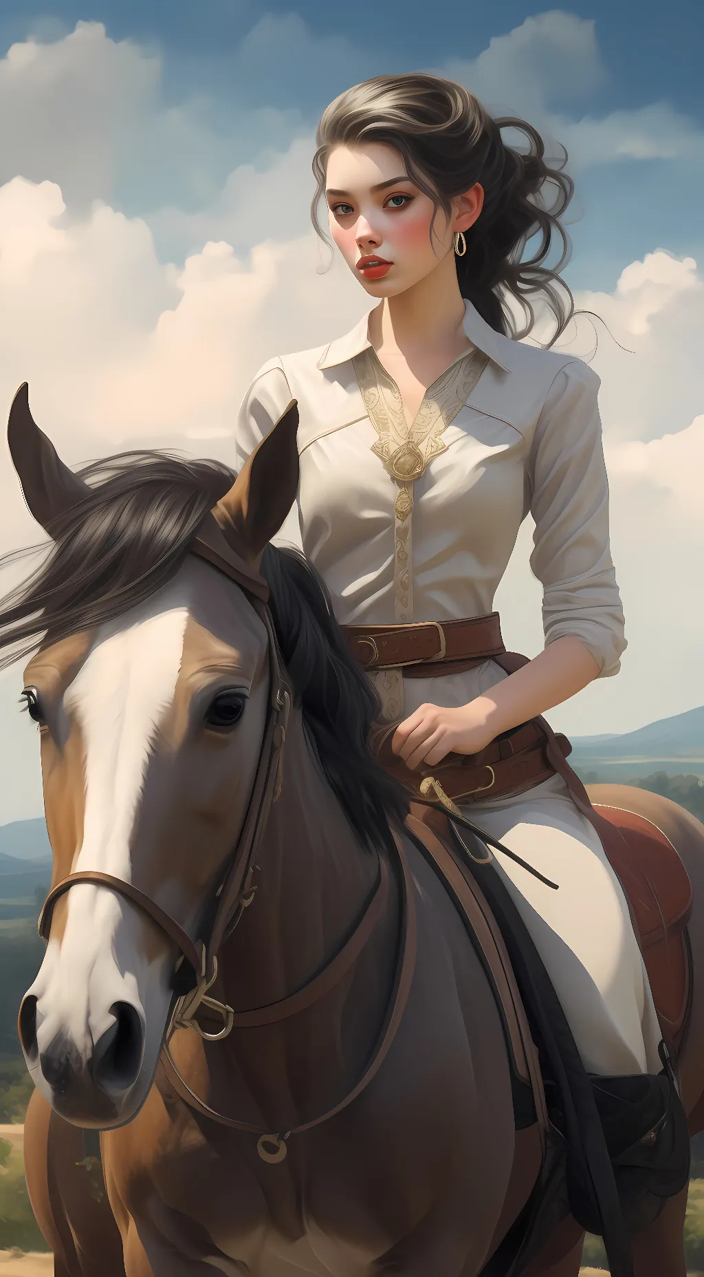 ai character: lucky background