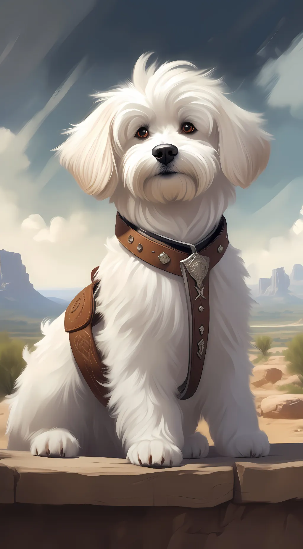 ai character: Cowboy, anything background