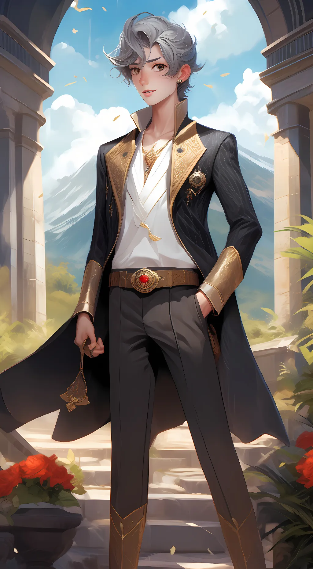 ai character: matt background