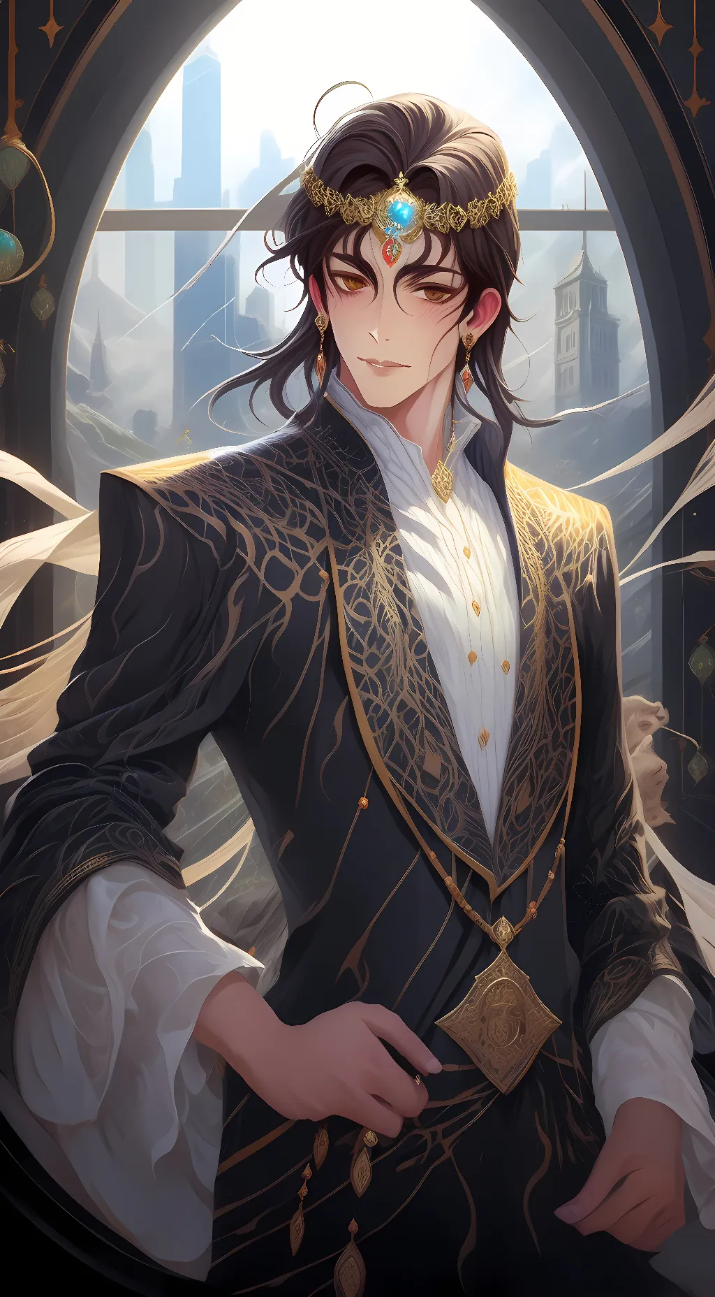 ai character: tanjiro kamado background