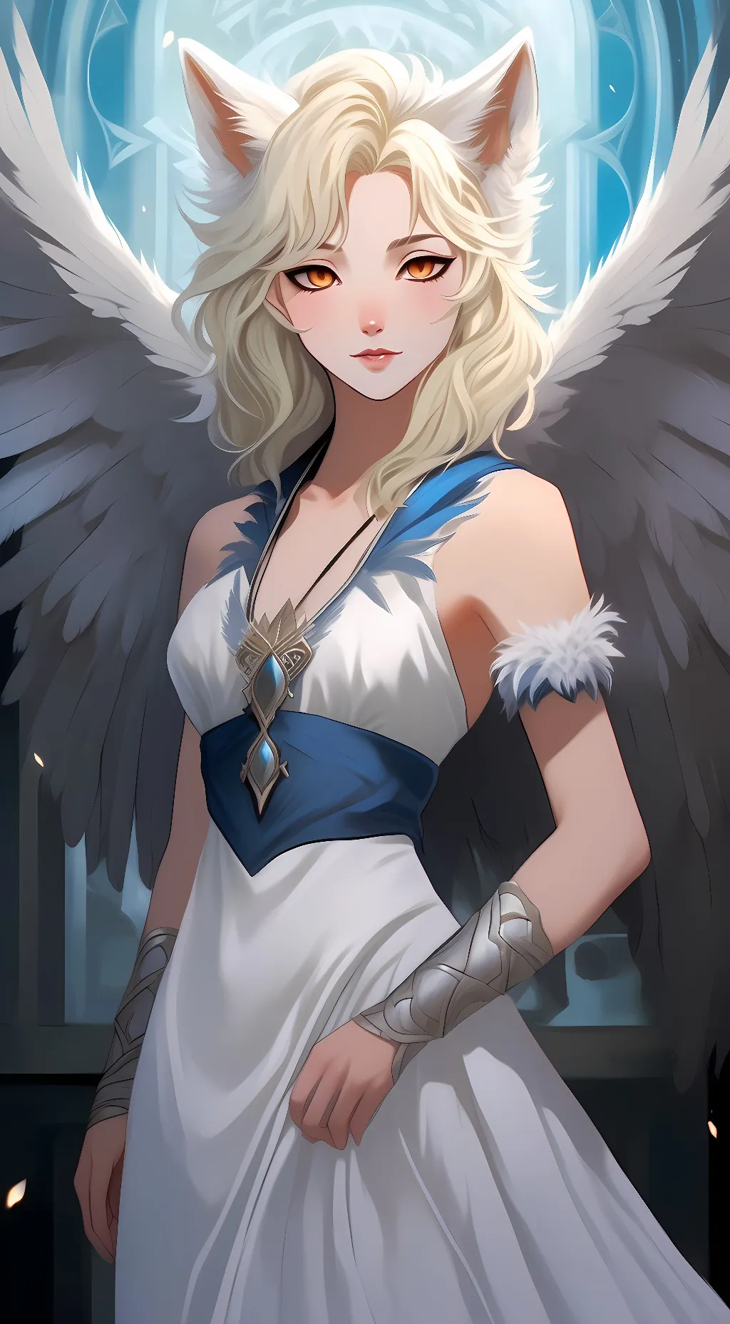 ai character: Melody background