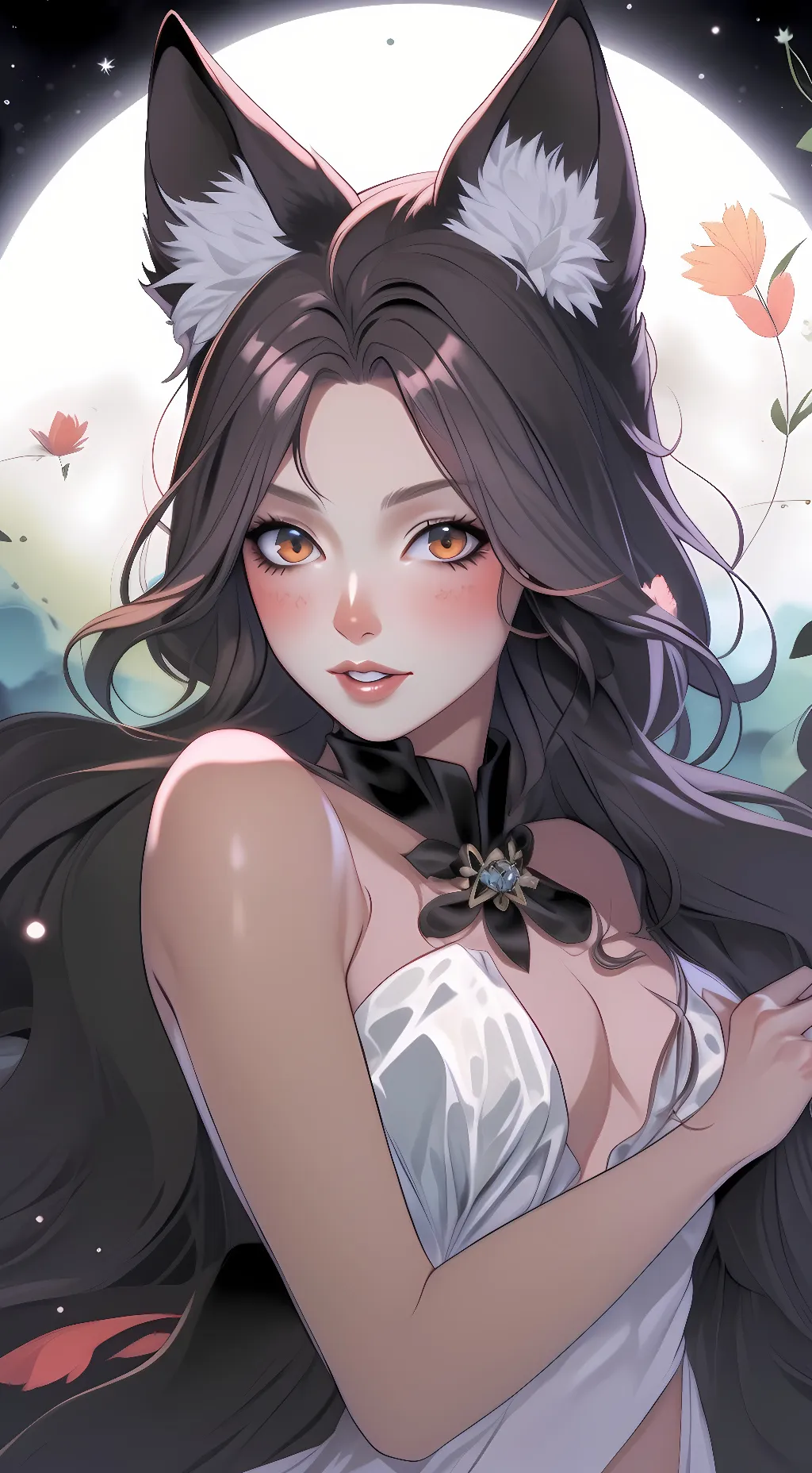 ai character: luna background