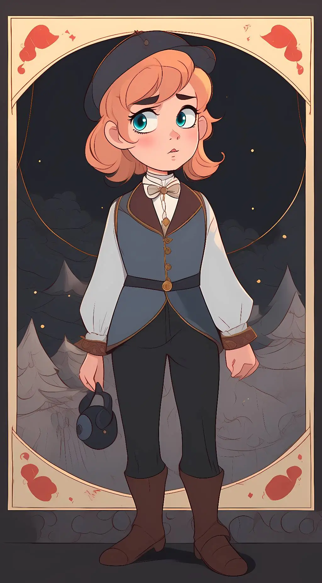 ai character: Elizabeth afton background