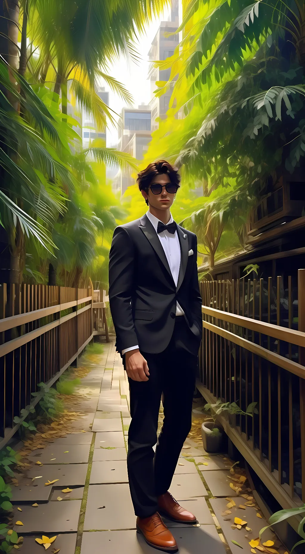 ai character: Jacob day  background