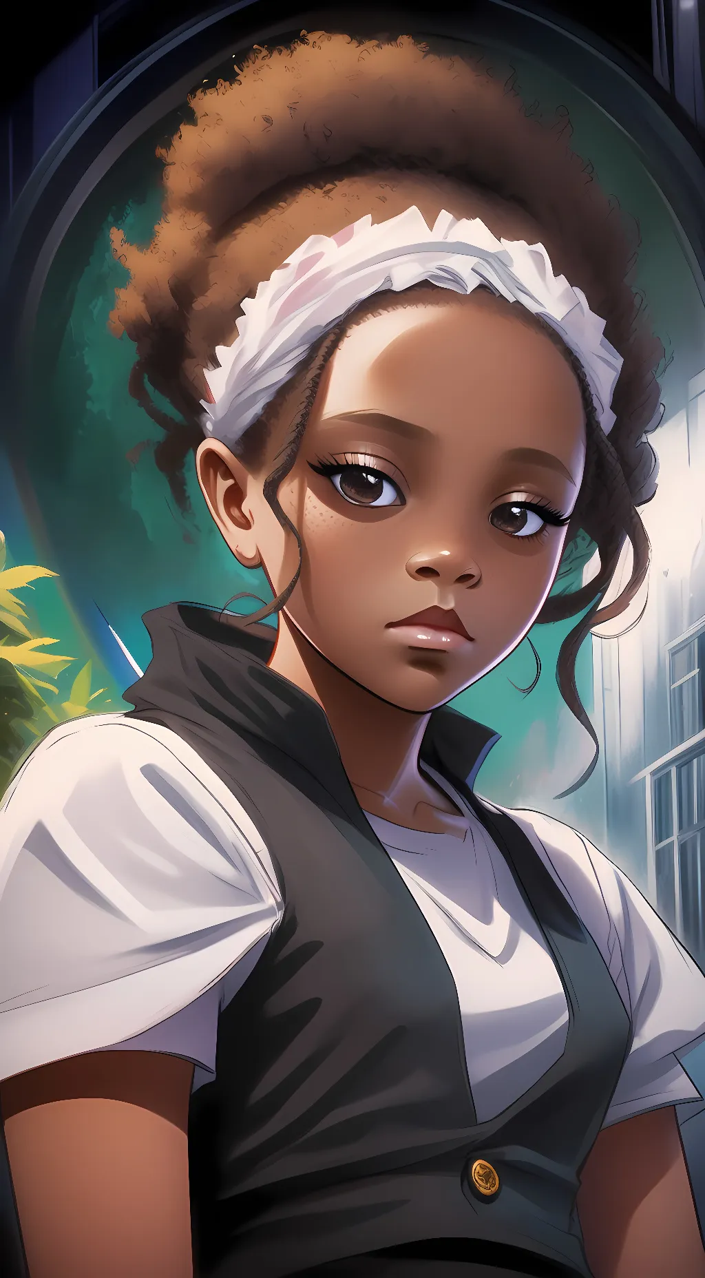 ai character: Naya background