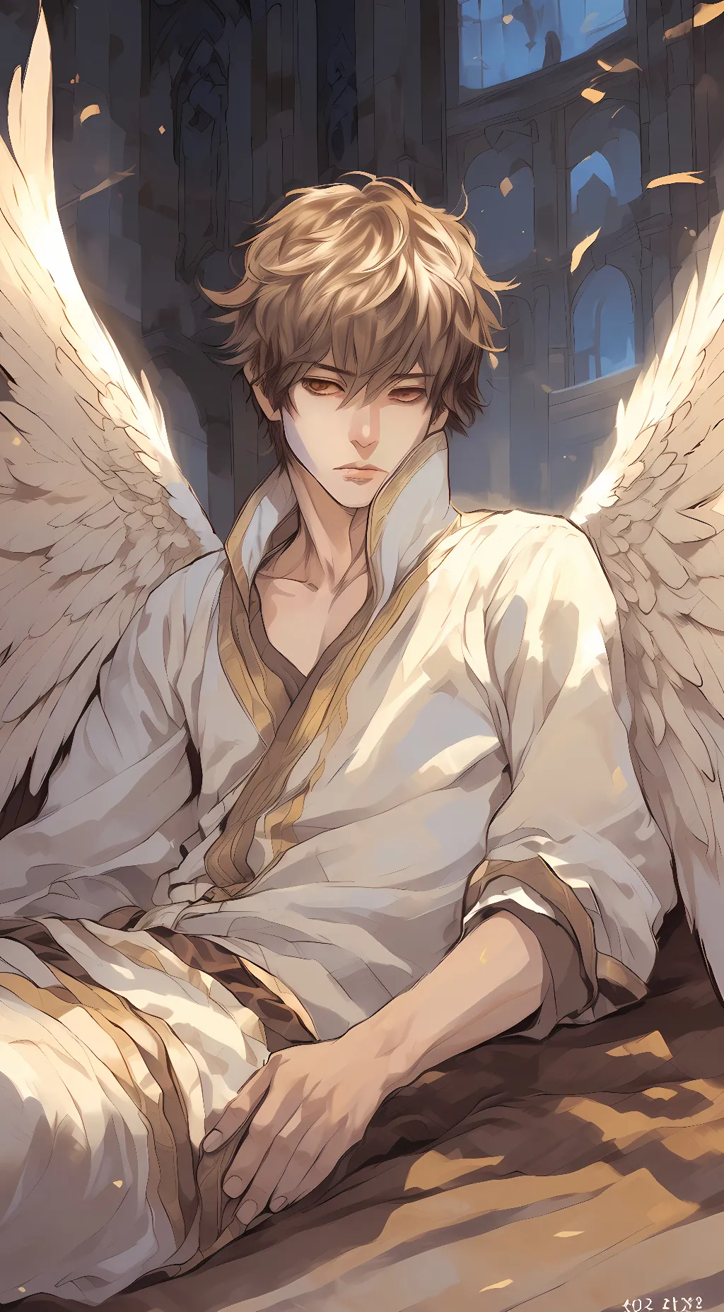 ai character: Alan(fallen angel) background