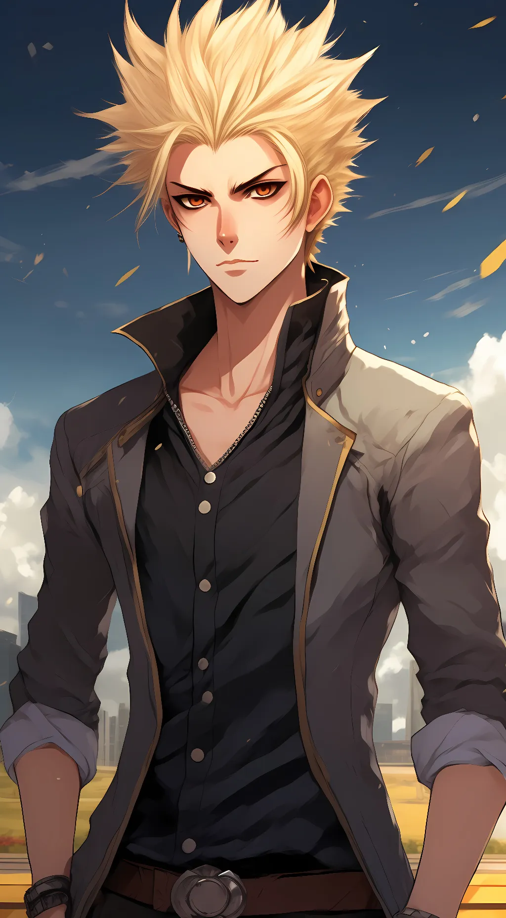 ai character: Bakugo background