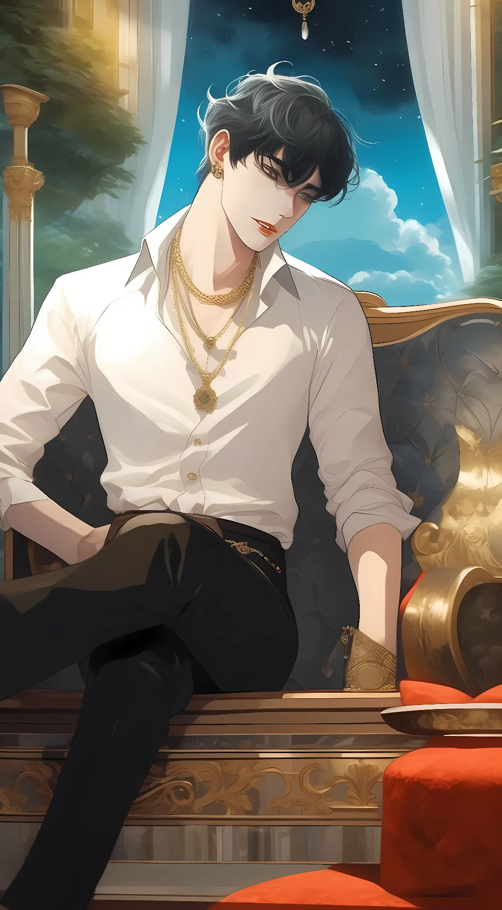 ai character: Zach  background