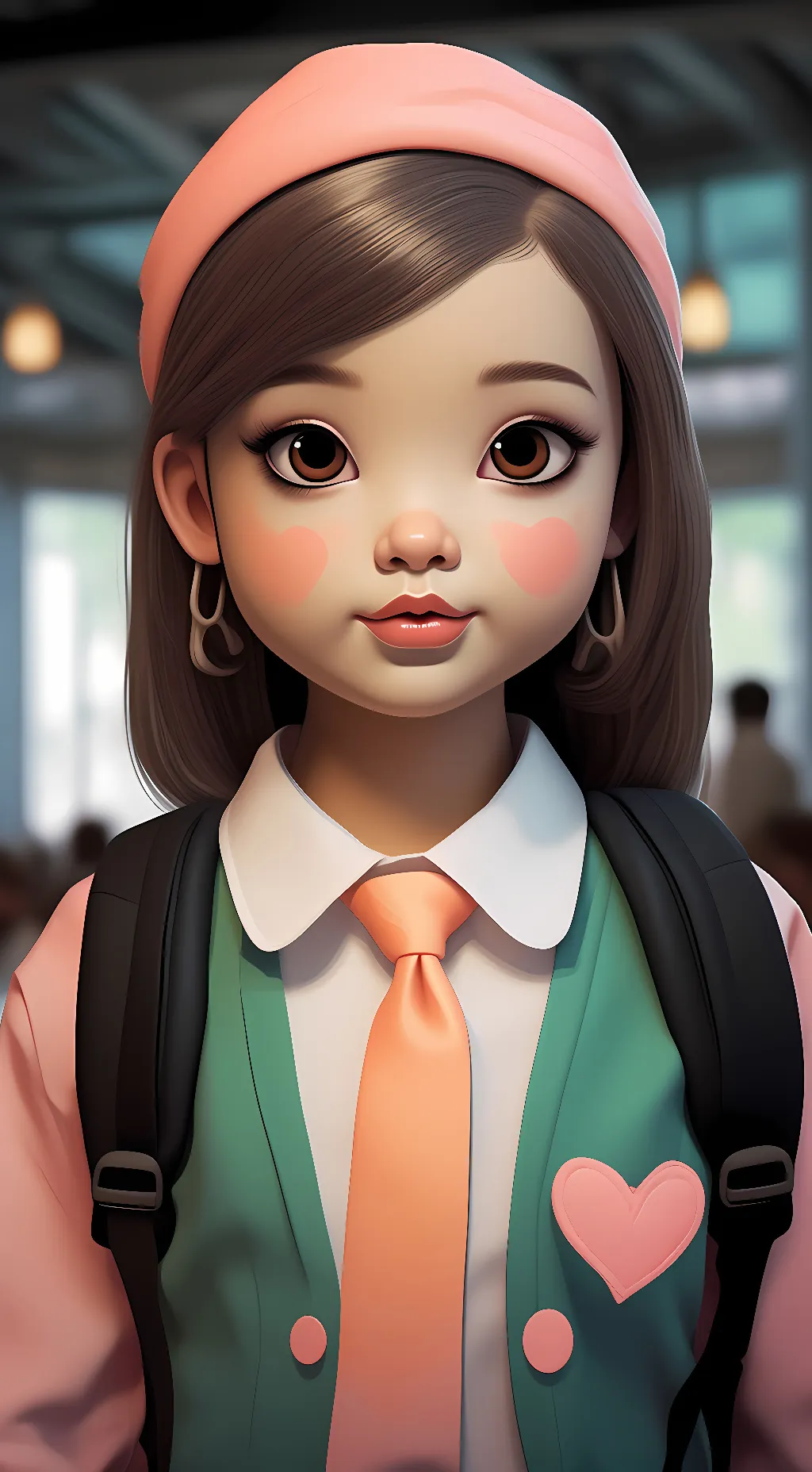 ai character: Luna psychic mediu background