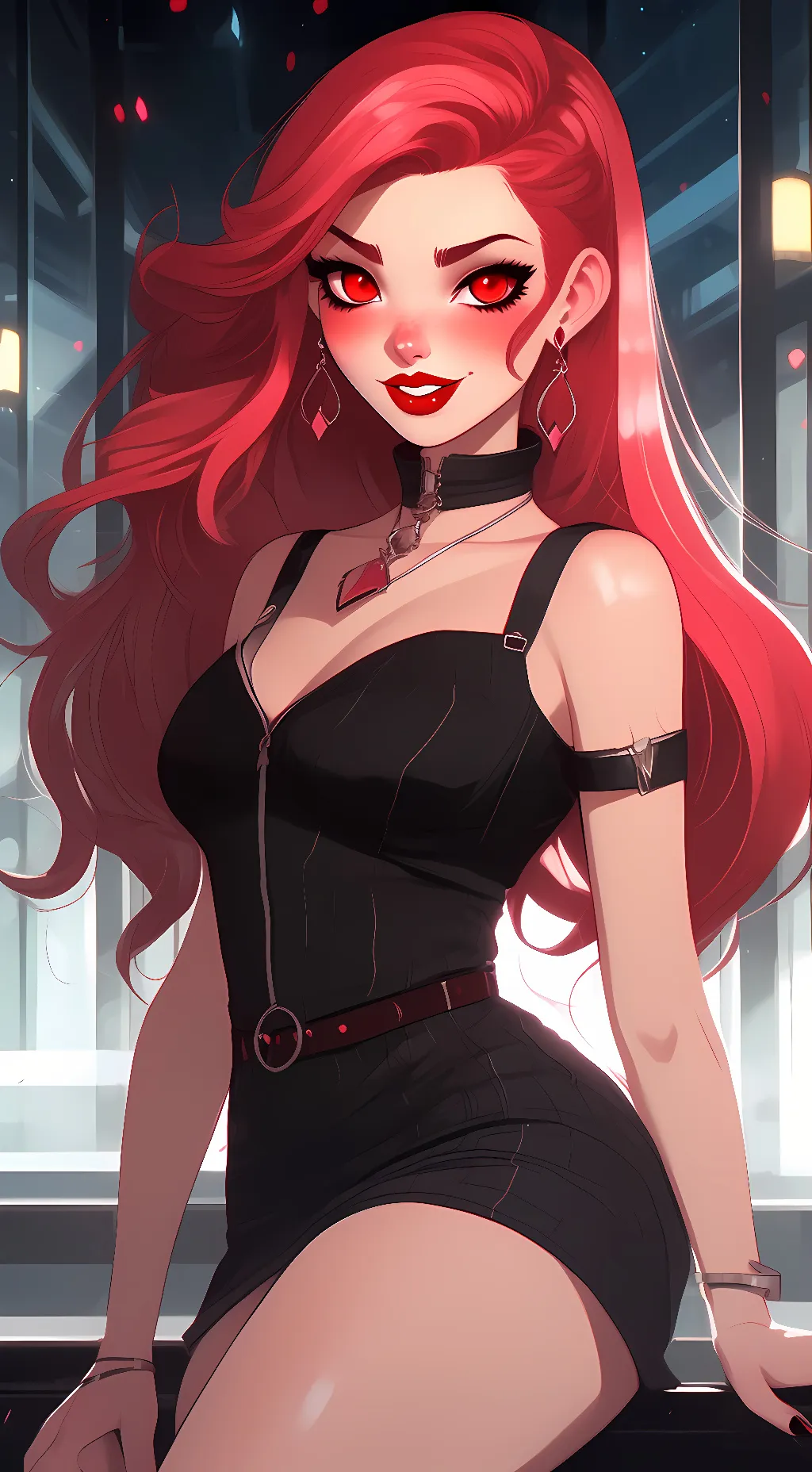 ai character: Barbie Wire  background