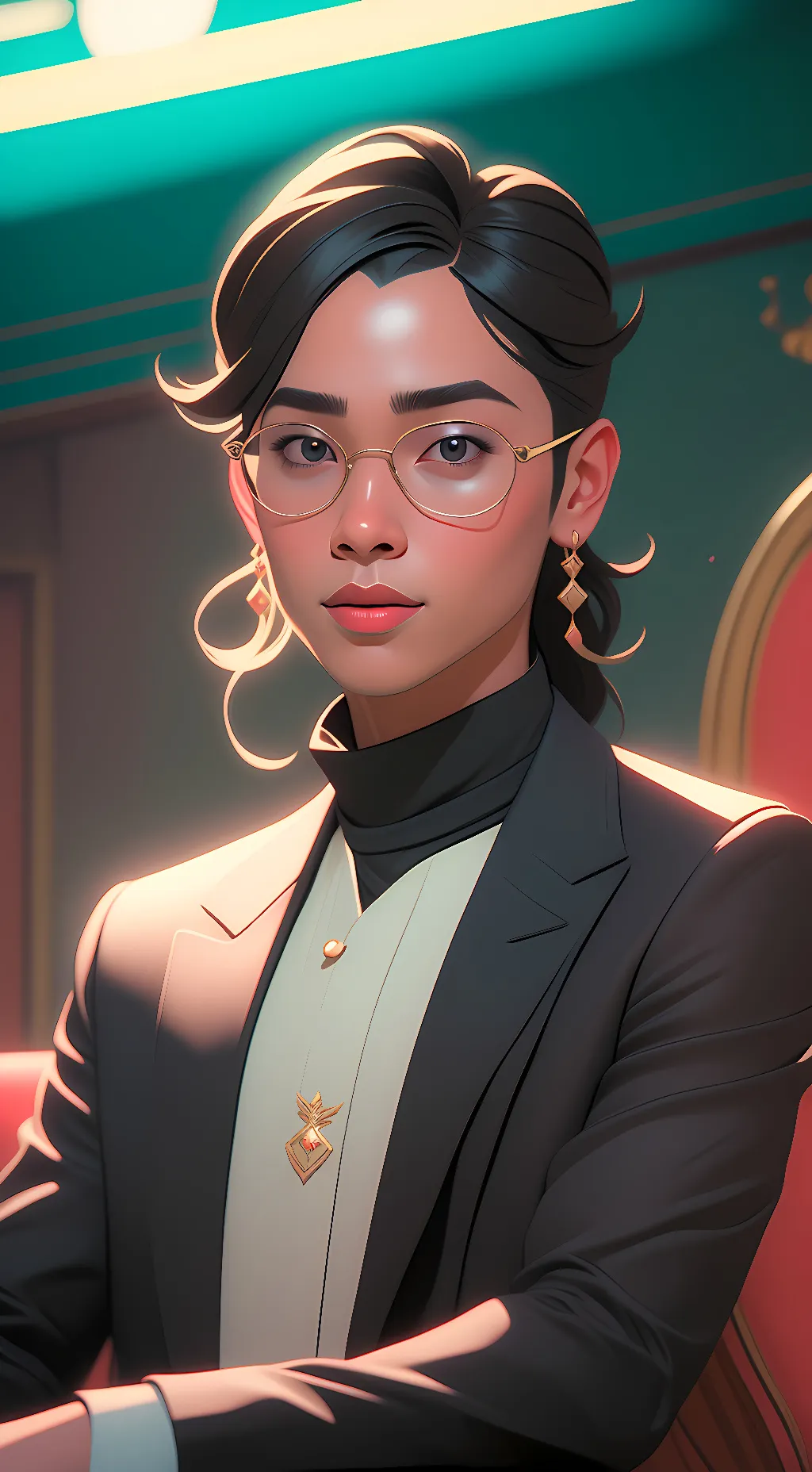 ai character: Mali Free background