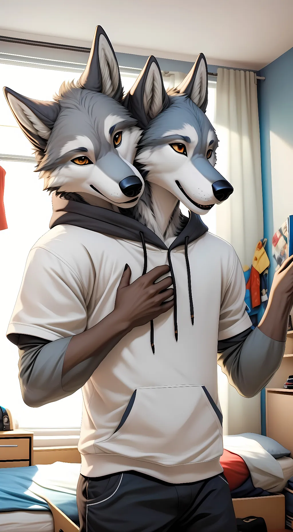 ai character: Jay & Ken  background