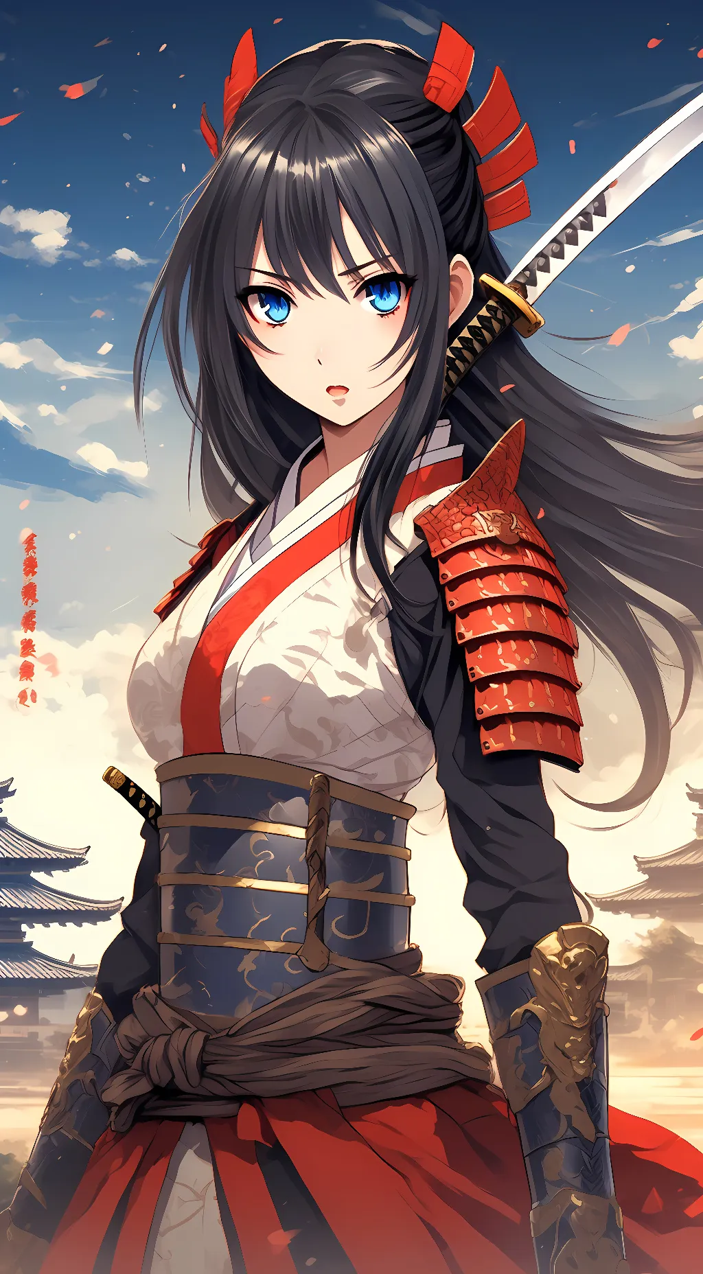 ai character: Ushiwakamaru background