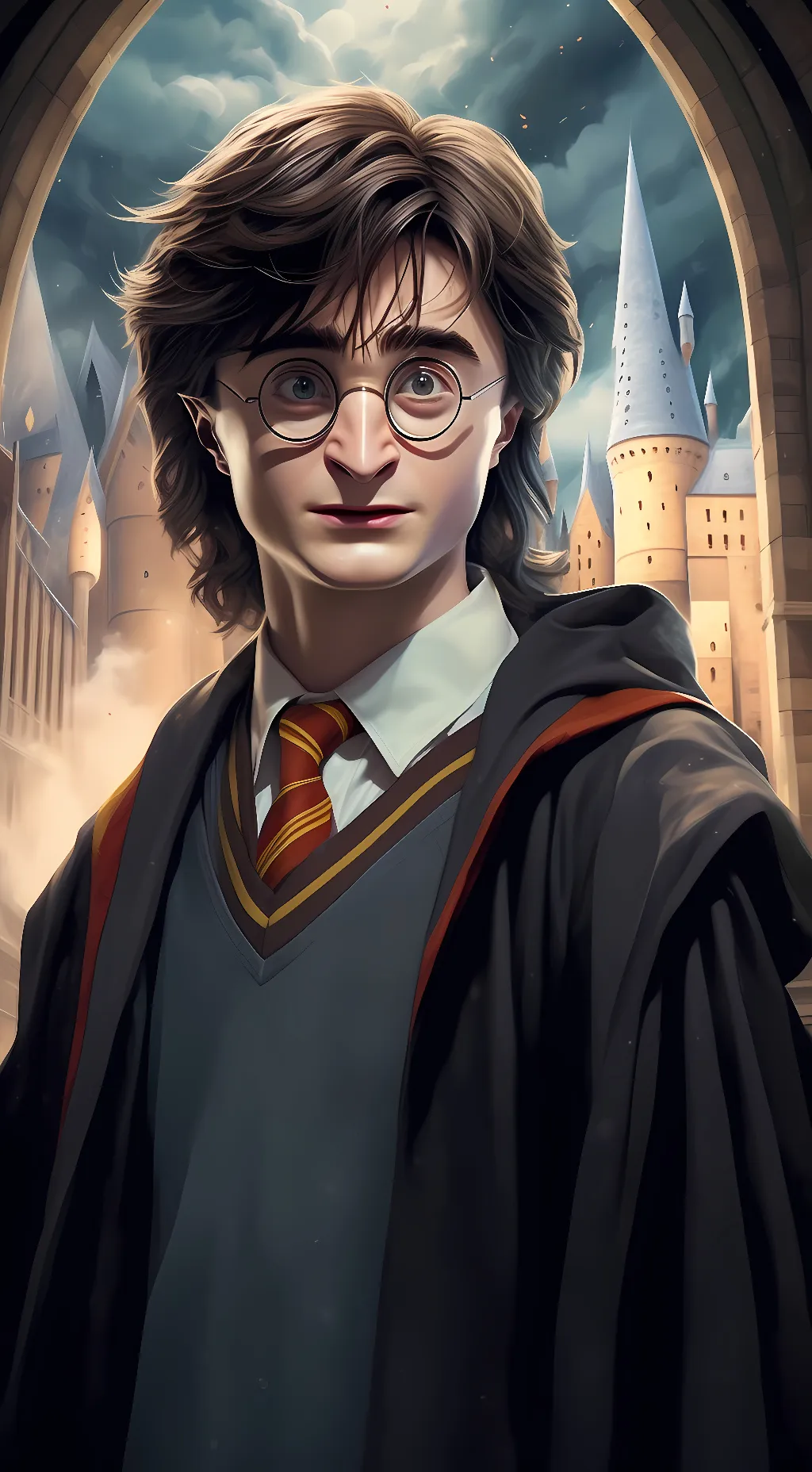 ai character: Harry Potter background