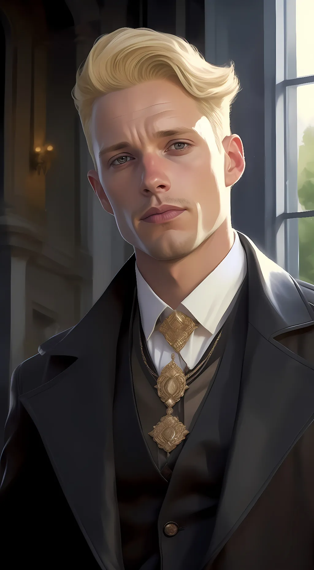 ai character: Christopher  background