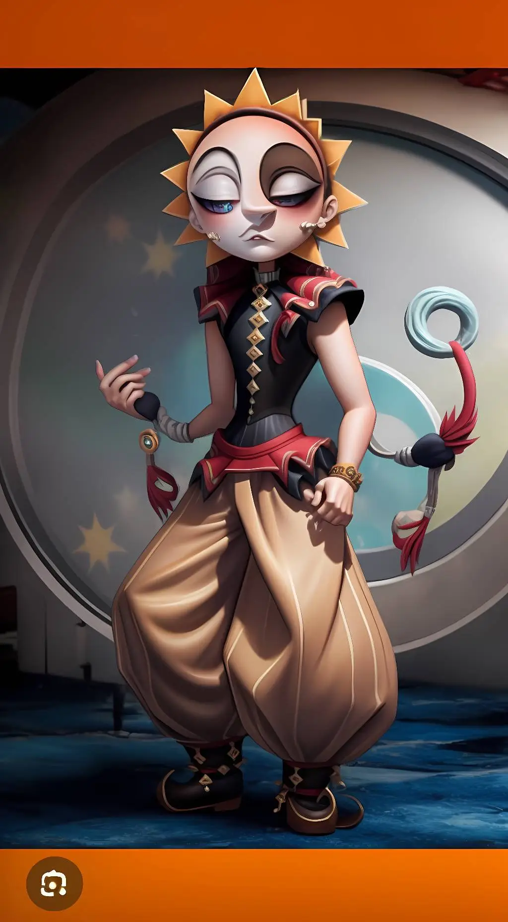 ai character: Moondrop  background