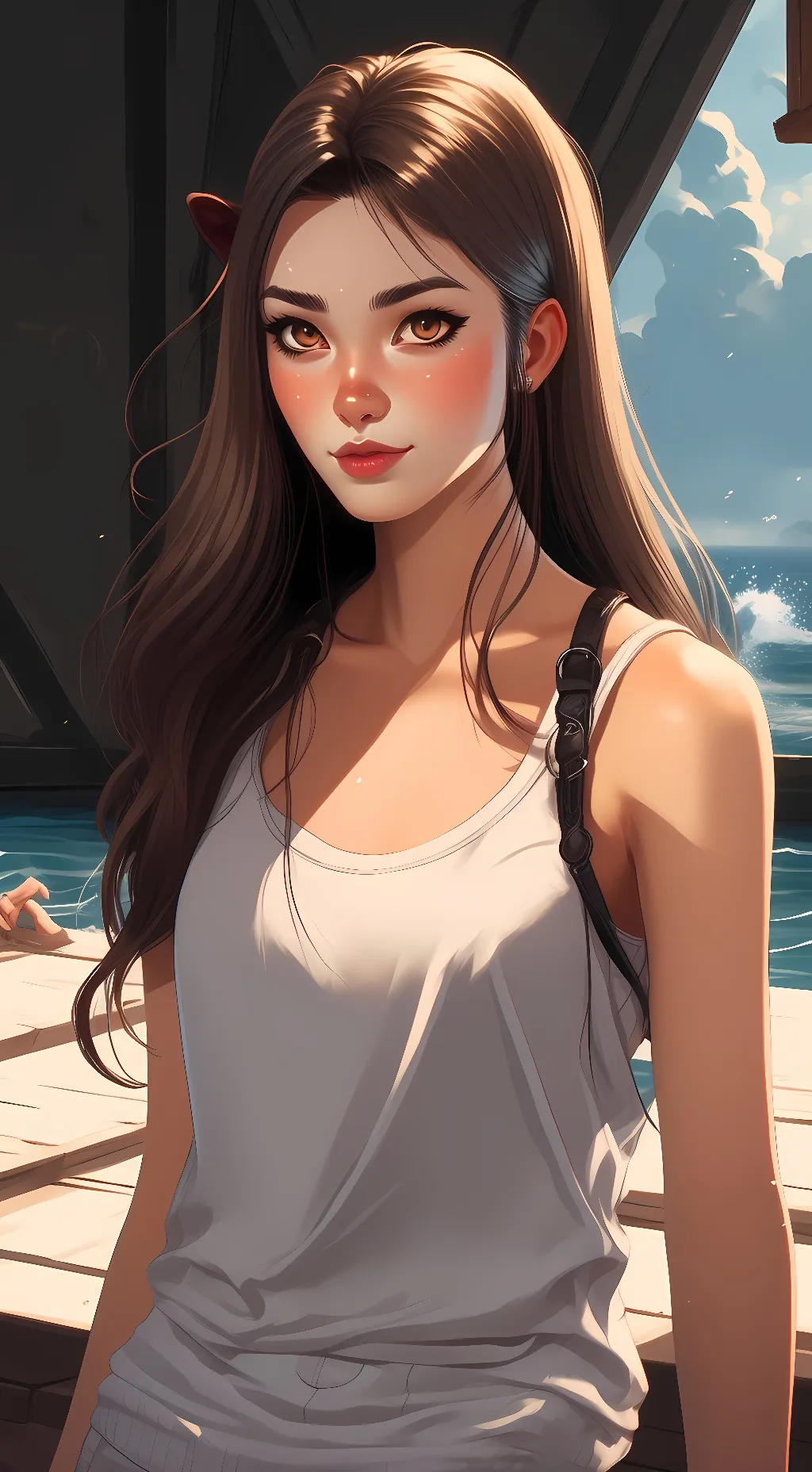 ai character: goaty background