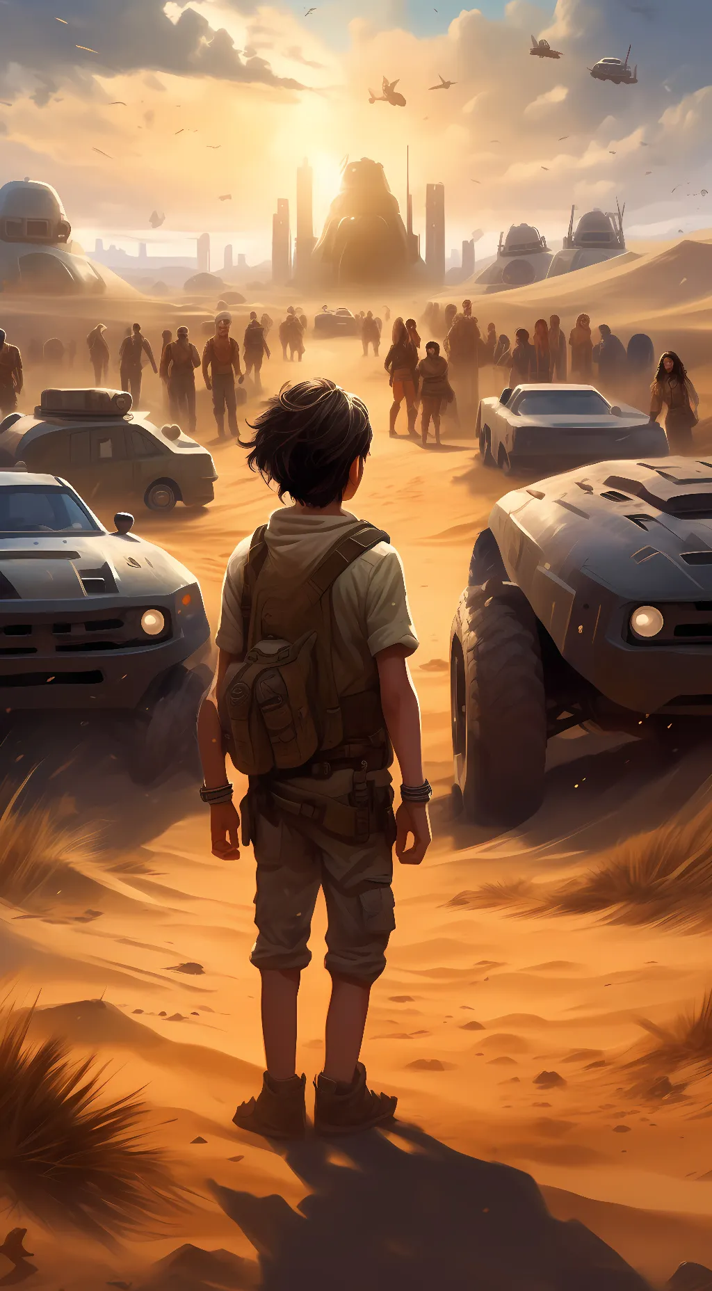 ai character: high wheels crew background