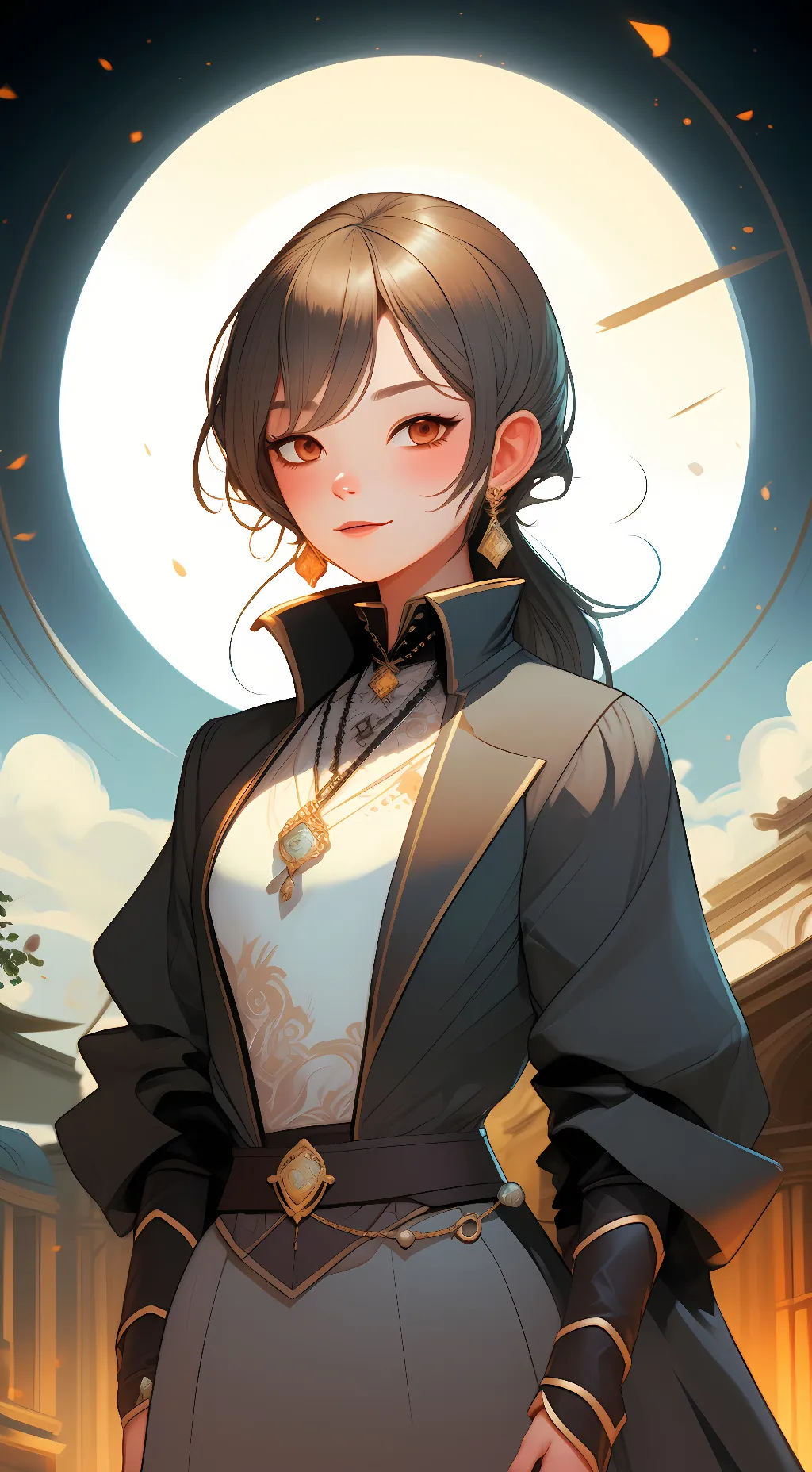 ai character: Evelyn de Sterling background