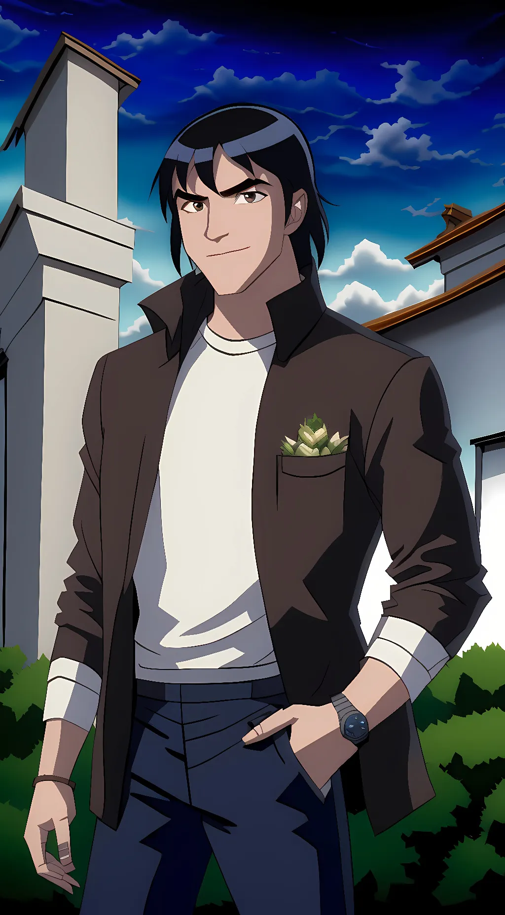 ai character: kevin levin Ben 10 background