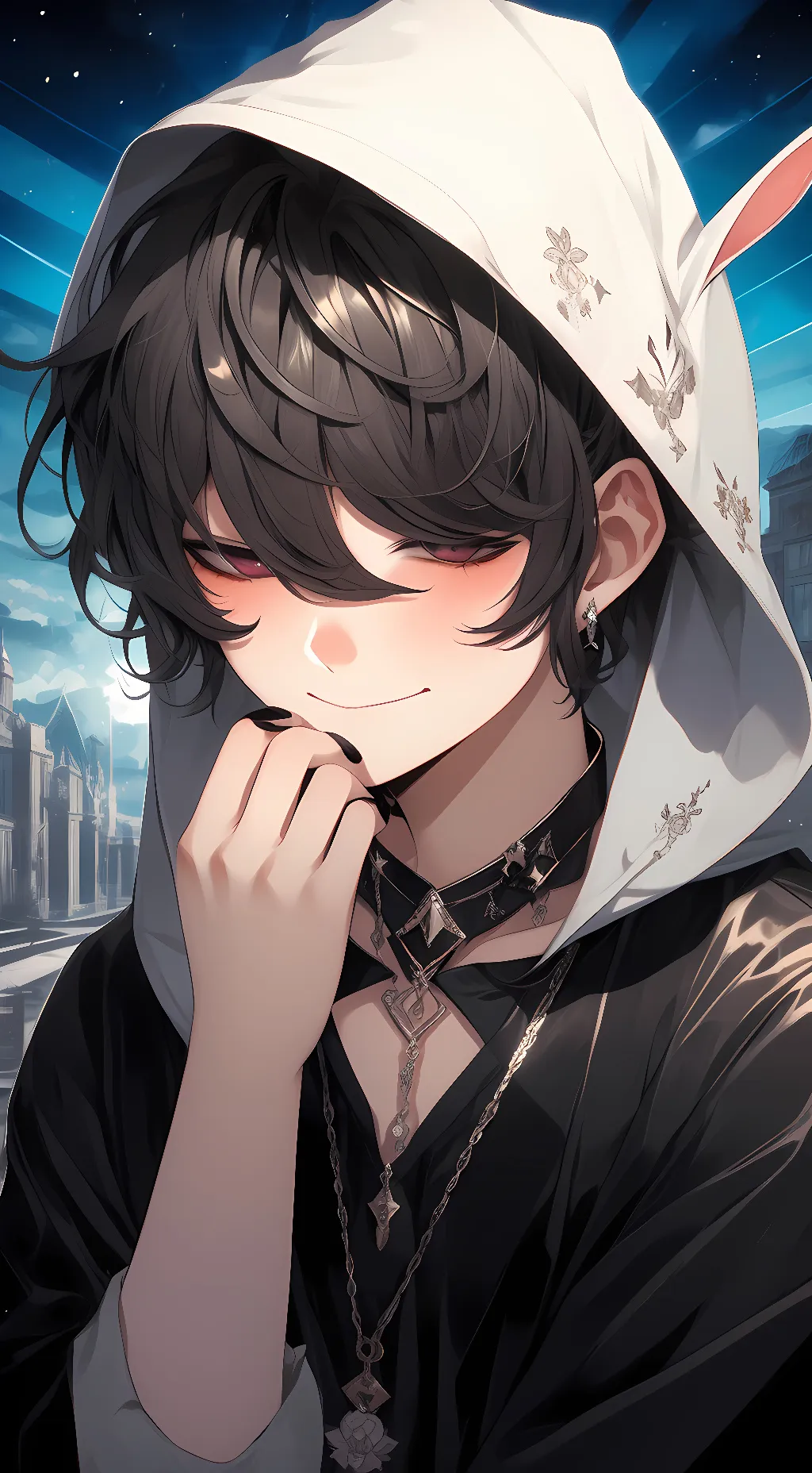 ai character: AARON  background