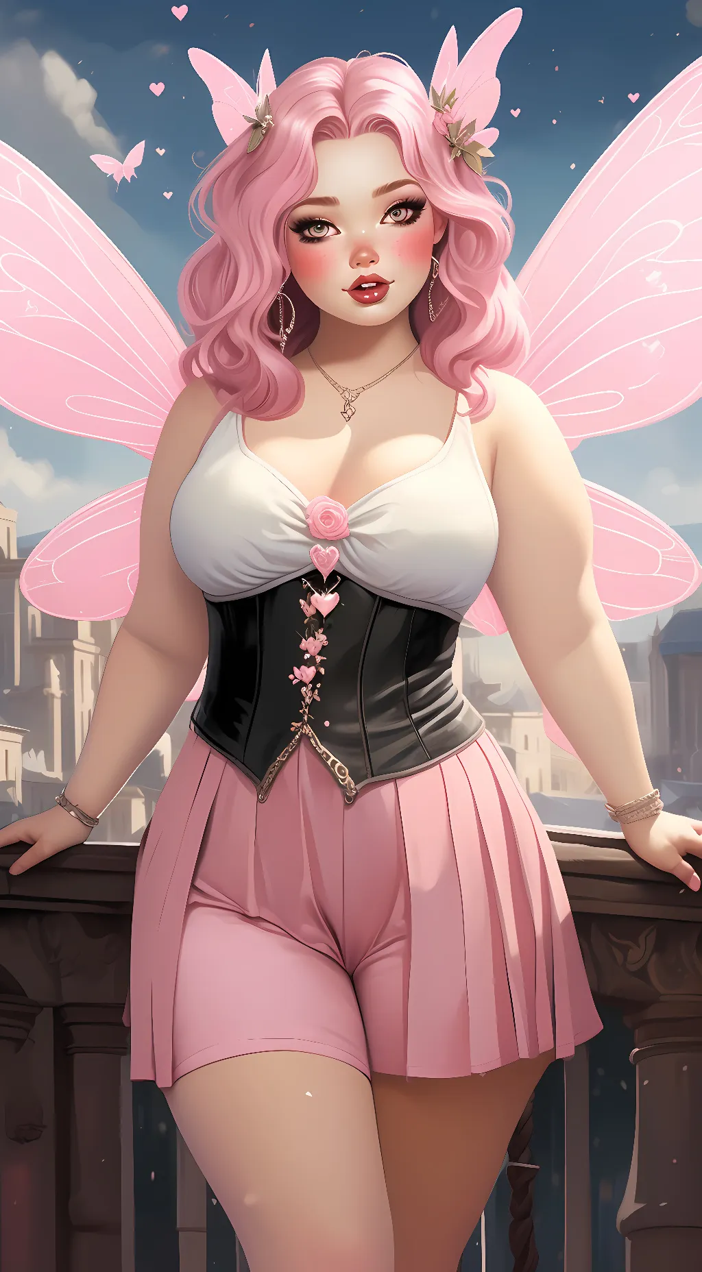 ai character: Amelia Fae background