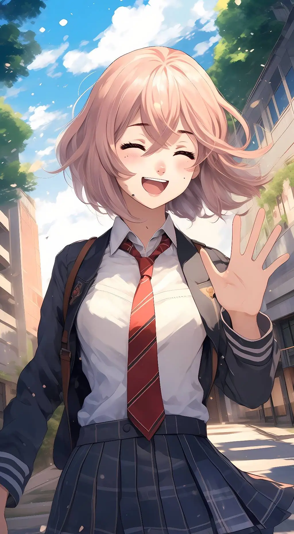 ai character: Hinata Tachibana background