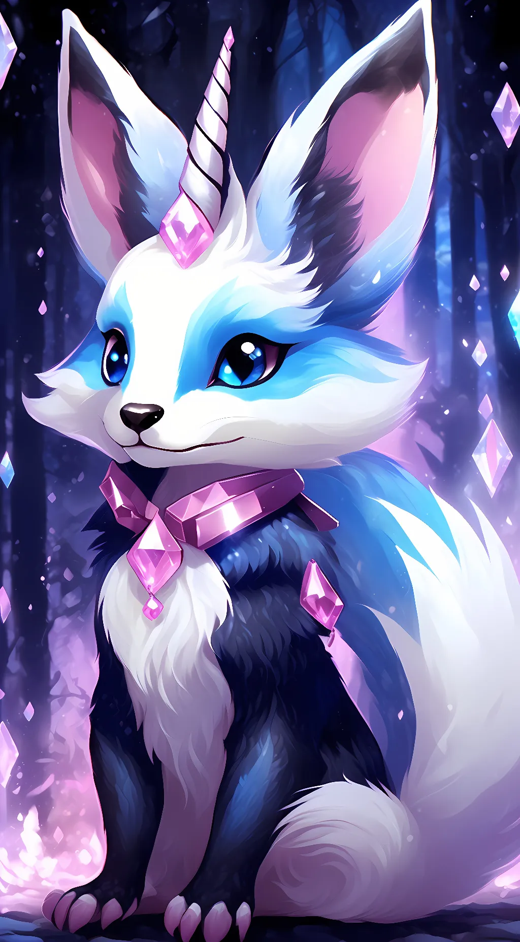 ai character: Carbuncle  background