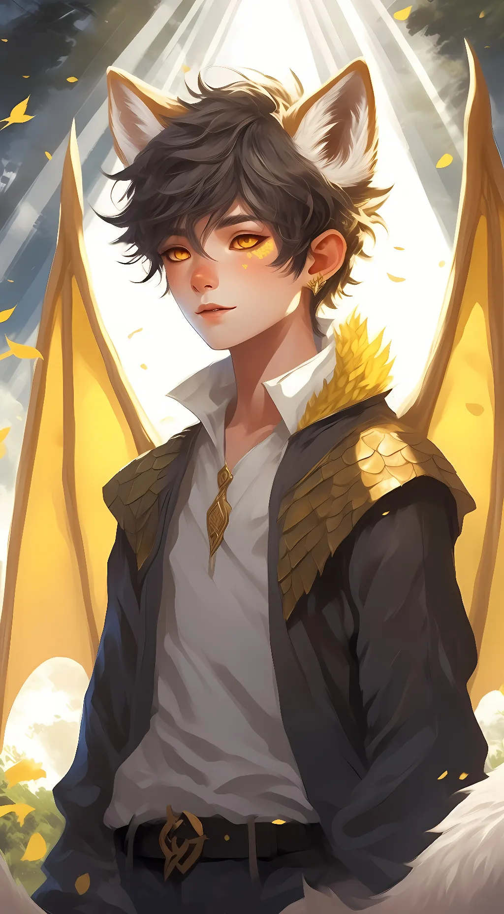 ai character: Solar background