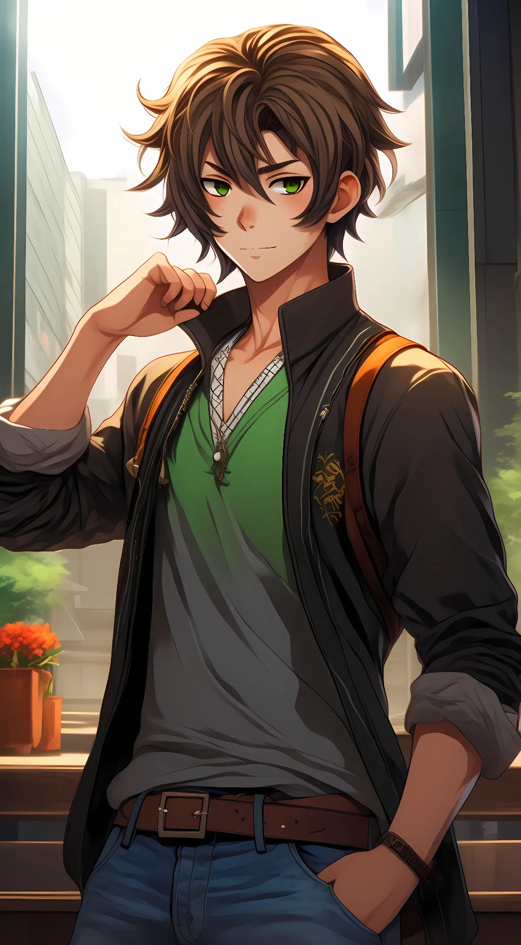 ai character: Riko Hokuto background