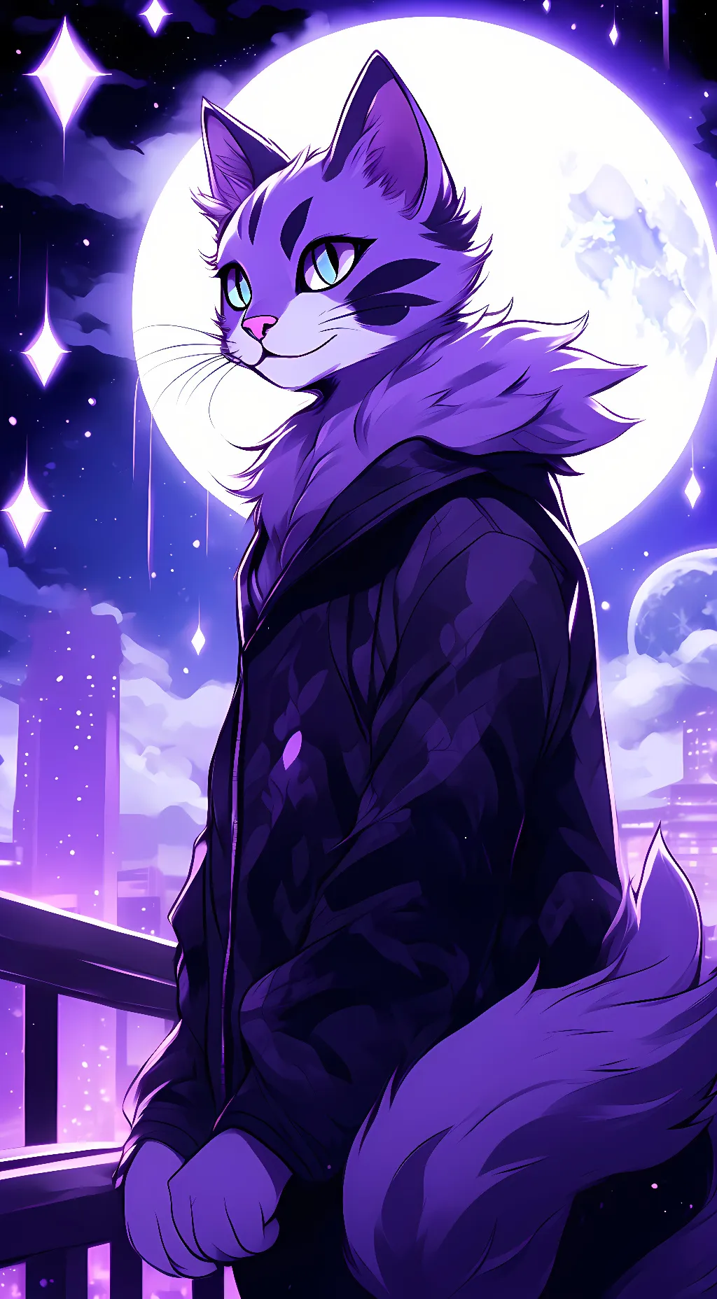 ai character: canver background