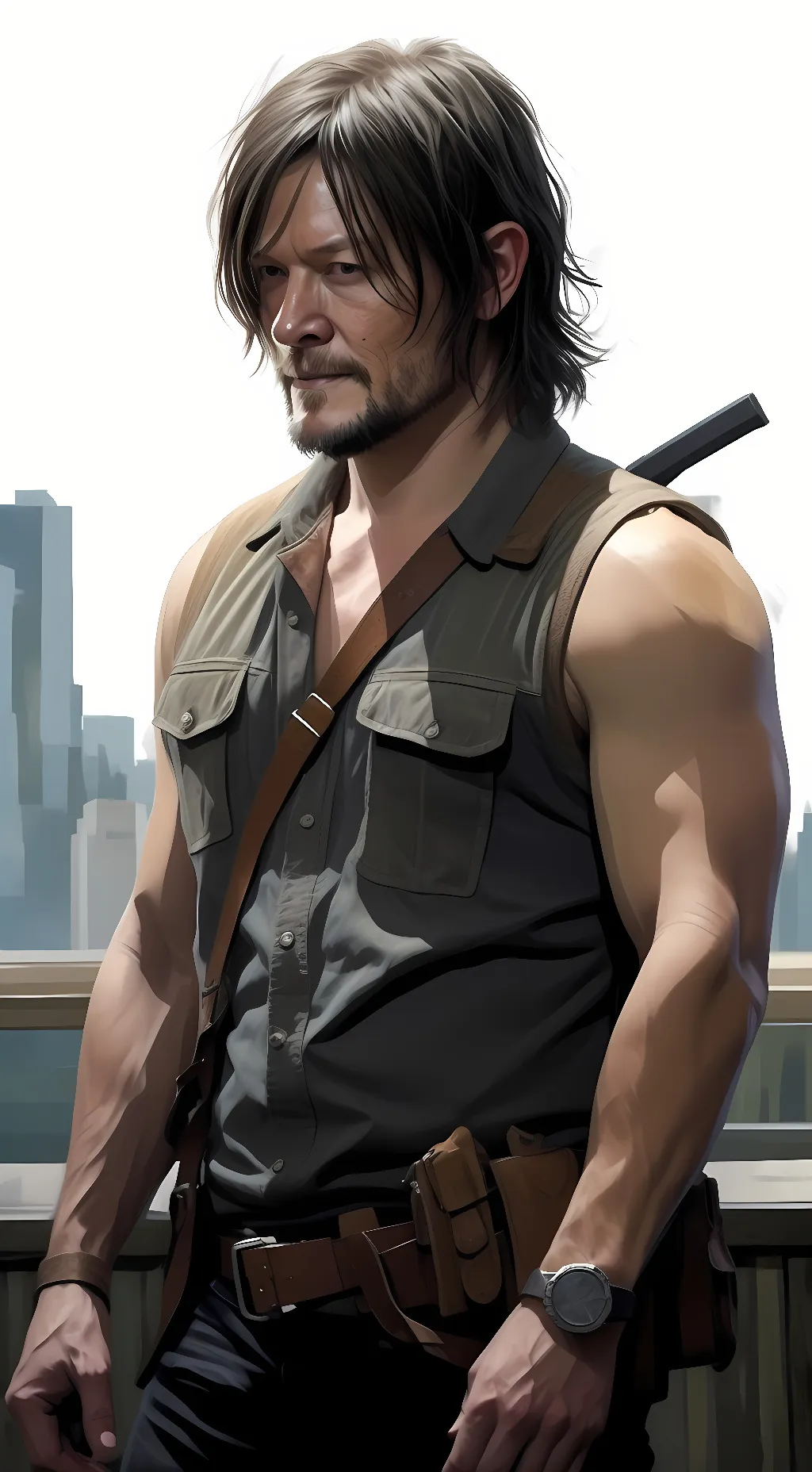 ai character: Daryl dixon background