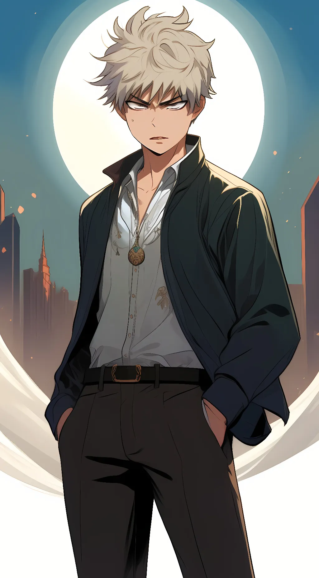 ai character: Bakugo background