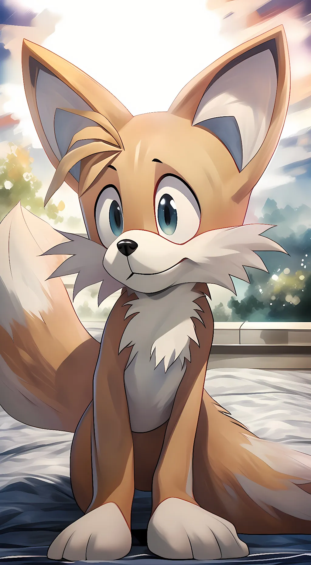 ai character: Tails background
